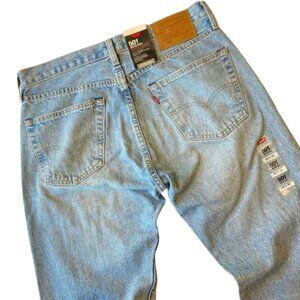 Levi's Premium 501 Original Fit Button Fly Jeans Men's 33x34 Light Wash NWT